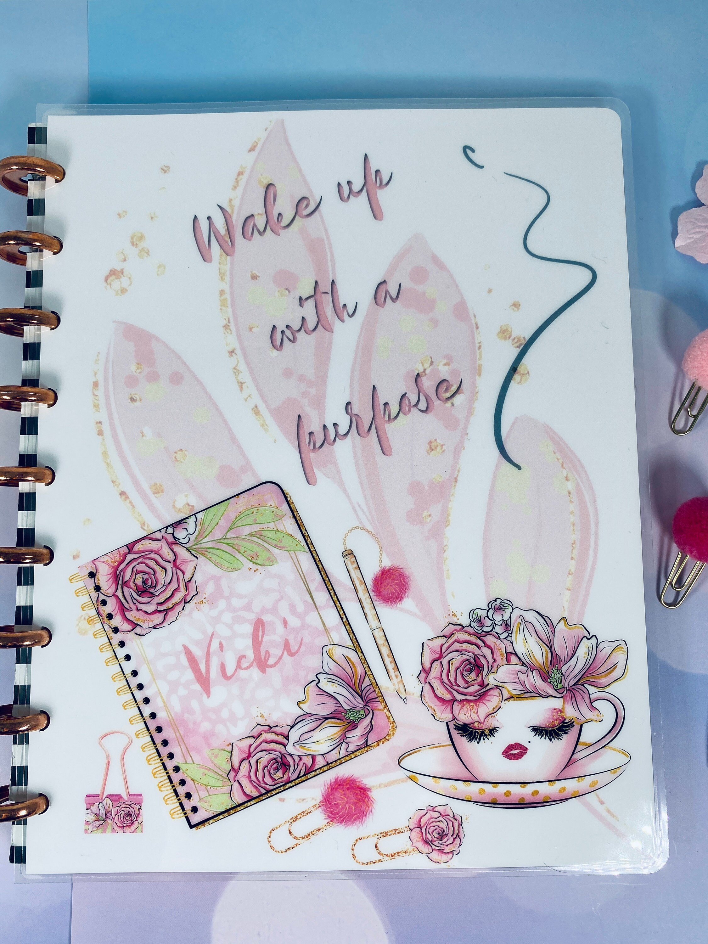 Personalized Planner Cover set Covers for Happy Planner Etsy