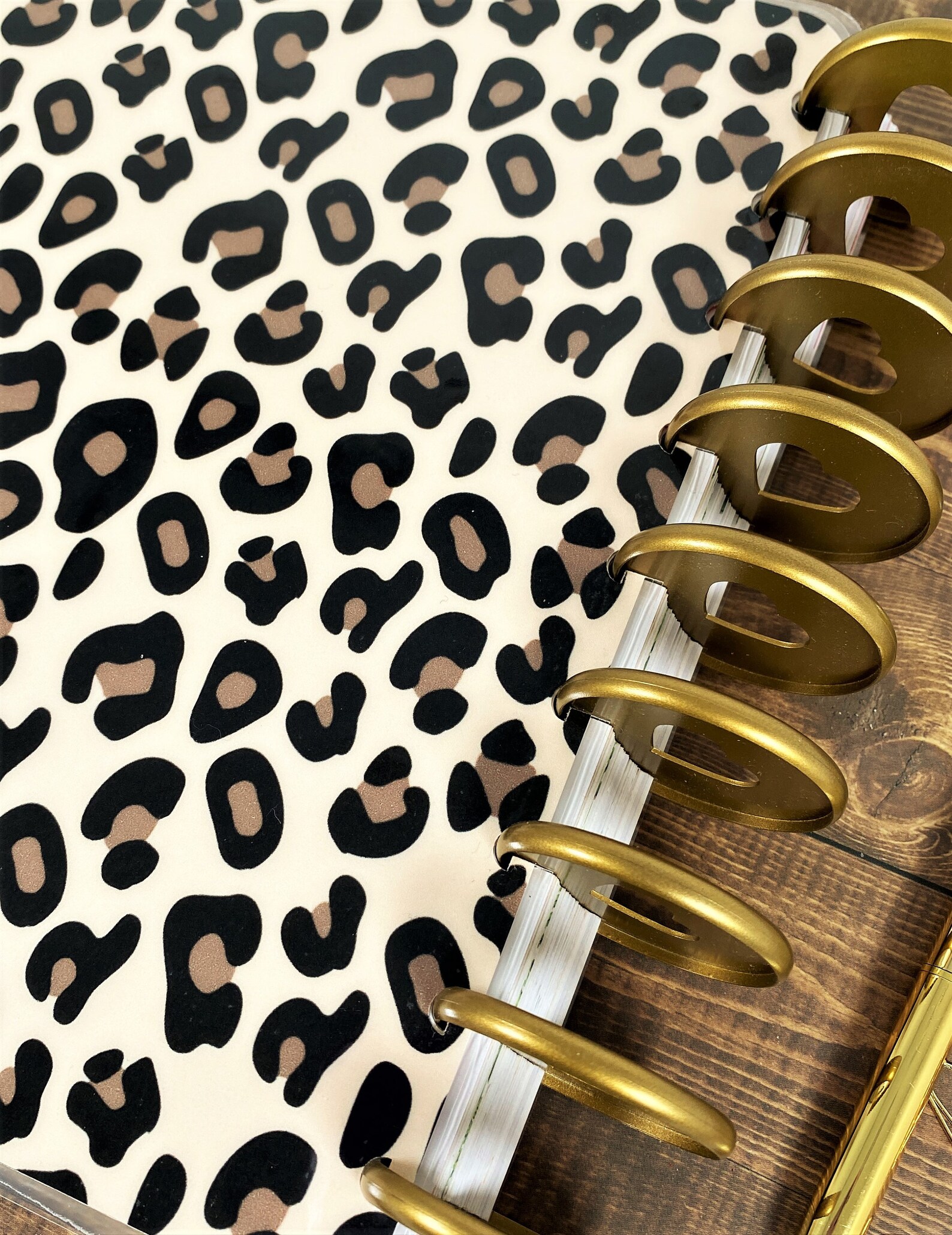 Leopard Planner Cover set Planner Dashboard Happy Planner Etsy