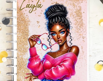 Girl Boss Planner Cover Set/Dashboard: Personalisiert, Individuell für alle Größen, Weihnachtsgeschenk
