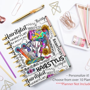 Planner Covers for Happy Planner, Dashboards, Planner Accessories, Hair stylist, Binder dashboards, Fashionista, Personalize Free, Gift