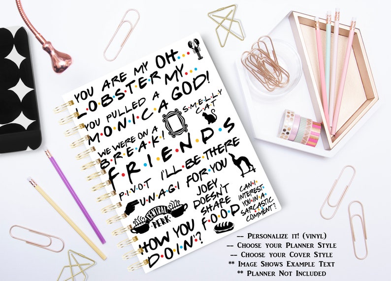 Friends TV Show Planner Cover Set Friends Covers for Happy - Etsy