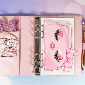 Planner Dashboard, Pink Purse Dashboard, Happy Planner Dashboard, Planner Accessories, Fashionista, Personalize Free, Gift