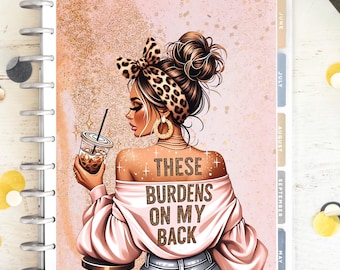Girl Boss Planner Cover Set/Dashboard: Personalisiert, Individuell für alle Größen, Weihnachtsgeschenk