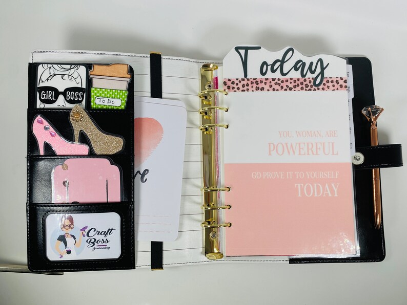 Planner Dashboard Insert Inspirational Dashboard Happy Etsy