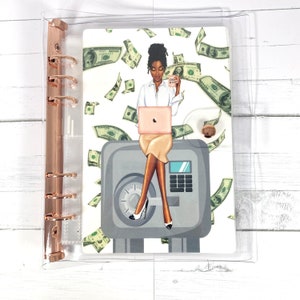 Bindmiddel voor 100 besparingen: gelamineerde cashtracker, budgetboek kerstcadeau kerstcadeau