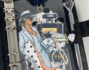 Lady Boss Planner Dashboard: Laminierte Die Cuts, Pen & Journal Cards
