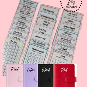 Reusable Savings Trackers for Budget Challenges
