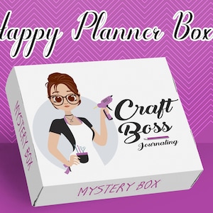 Happy Planner Mystery Box, subscription box, Happy Planner Blind Box, Custom Mystery Box, Gift for Daughter, Gift for Mom, Gift for Crafter