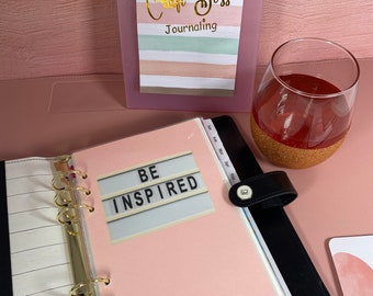 Be Inspired Planner Dashboard: Laminated Inserts, All Planner Sizes, Personalized Christmas Gift