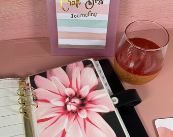 Personalized Floral Planner Dashboard: Laminated Planner Inserts Christmas Gift