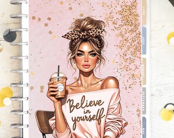 Girl Boss Planner Cover Set/Dashboard: Personalisiert, Individuell für alle Größen, Weihnachtsgeschenk