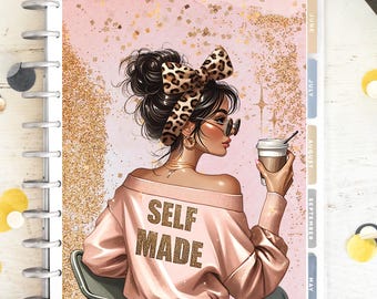 Girl Boss Planner Cover Set/Dashboard: Personalisiert, Individuell für alle Größen, Weihnachtsgeschenk