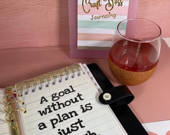 Personalized Planner Dashboard: Minimalist Agenda Inserts Gift