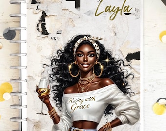 Girl Boss Planner Cover Set/Dashboard: Personalisiert, Individuell für alle Größen, Weihnachtsgeschenk