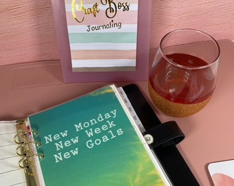 Planner Dashboard: motivational Design, Personalized Christmas Gift