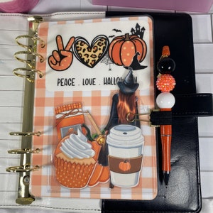 Tablero de planificación de Halloween, marcador de página de bolsillo, tablero de marcadores, accesorios de planificación, hecho a mano, inserto de Halloween, regalo para ella
