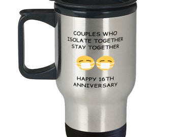 16th Anniversary Mug Etsy