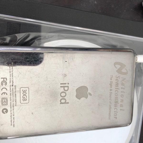 2005 IPod Inscribed “National Semiconductor “