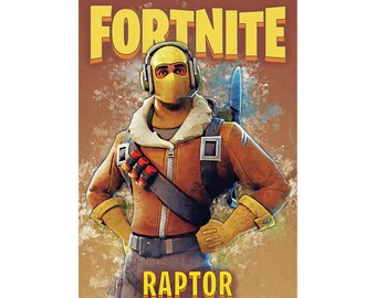 Dark Voyager Battle Royal Unofficial Glossy Game Posters Wall Art Fortnite