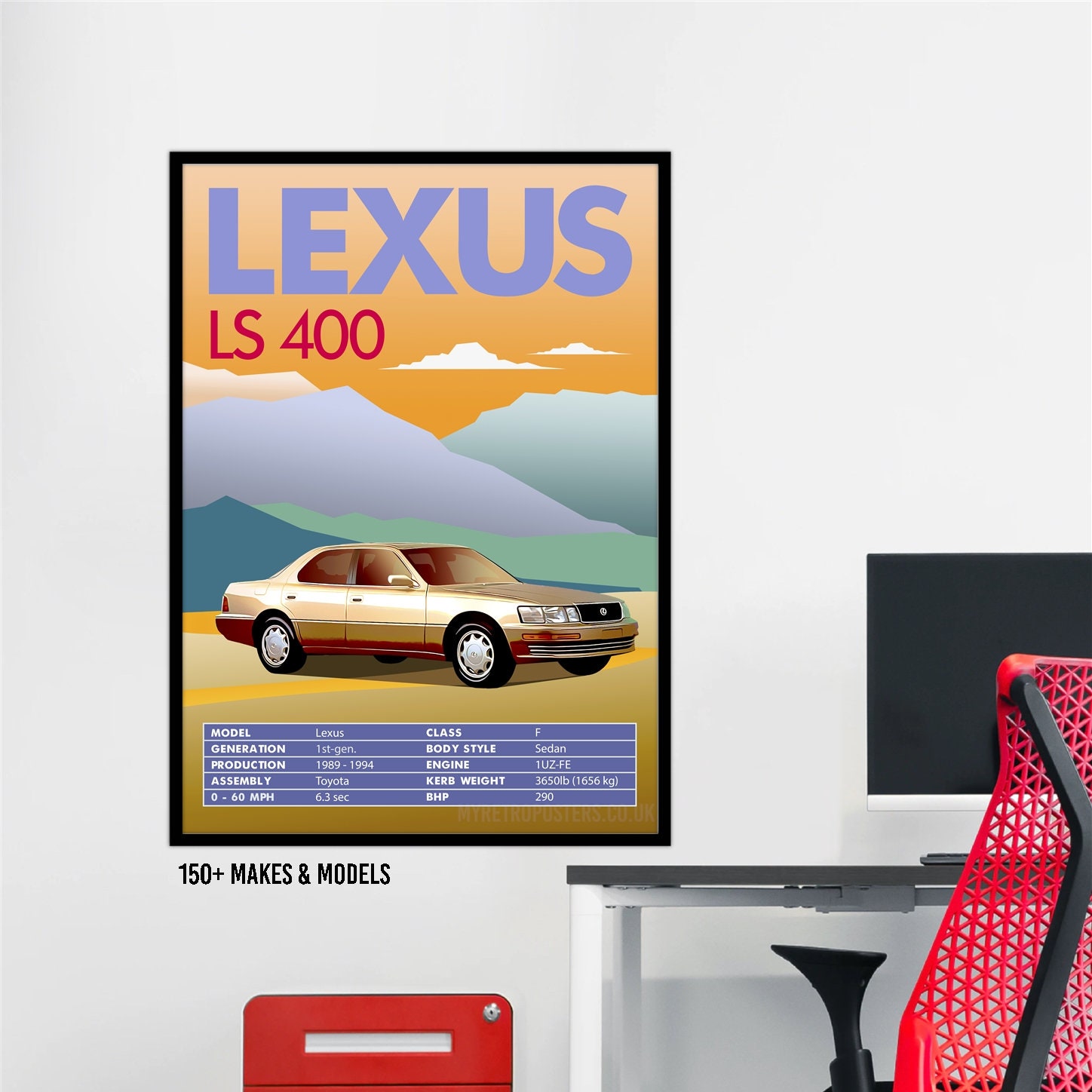For Lexus LS LS400 LS430 LS460 LS500 LS500h LS600h Custom Car
