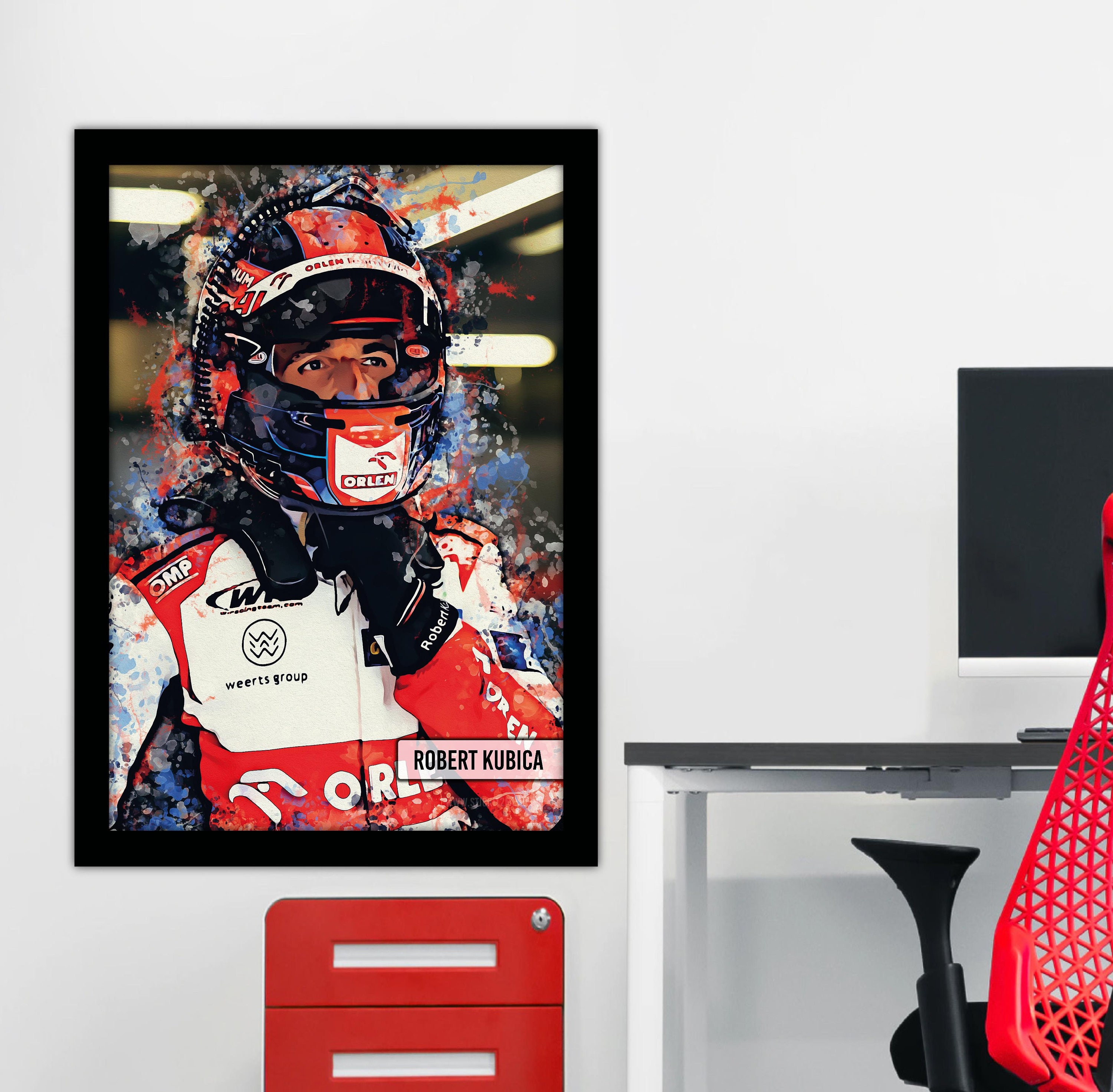 Robert Kubica F1 Formula 1 Driver Poster T Shirt or Canvas - Etsy