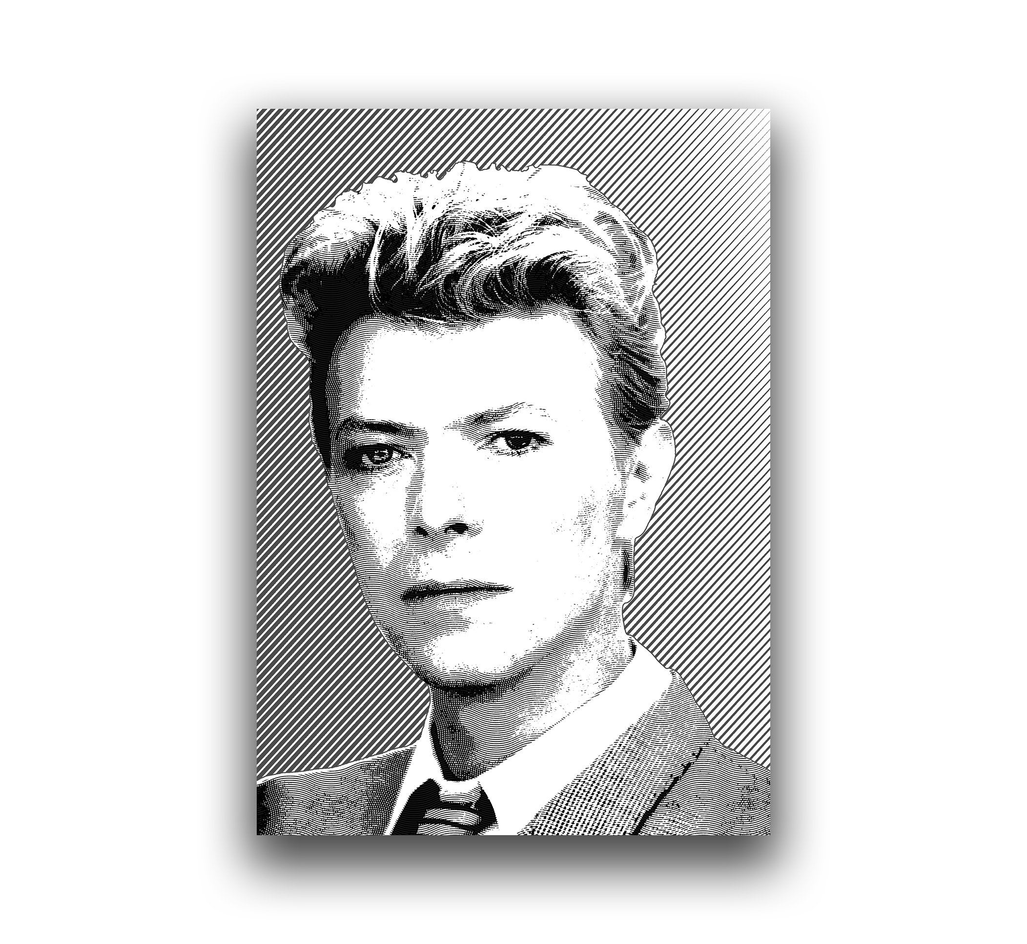 エンタメ/ホビーkurry David Bowie キャンバス 黒 - dibrass.com