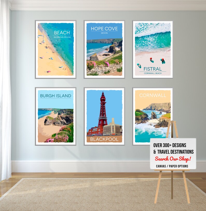 Retro Vintage Style Travel Poster or Canvas Picture Antalya Turkey