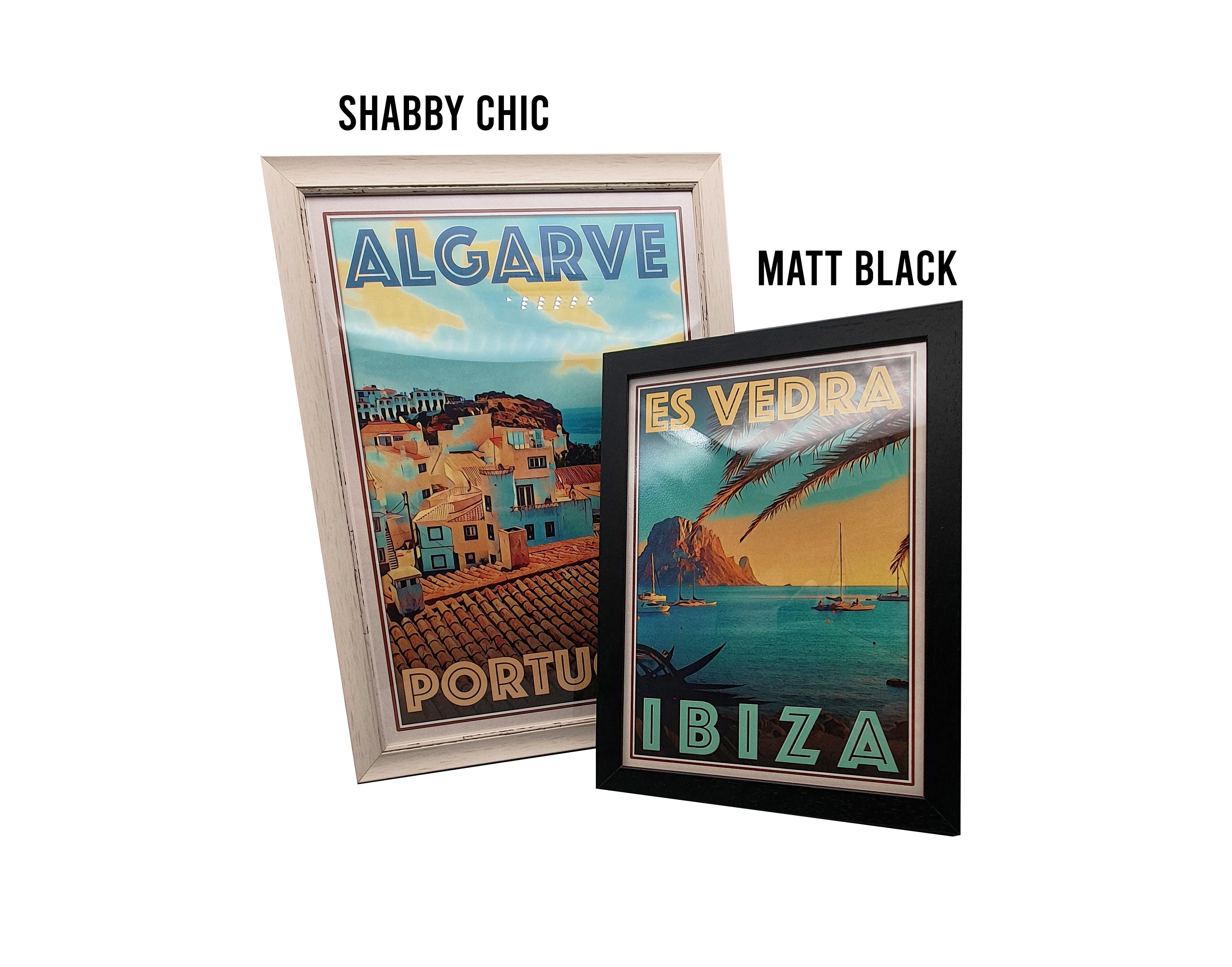 Download Painted Wood Picture Frame A4 A3 Sizes Etsy