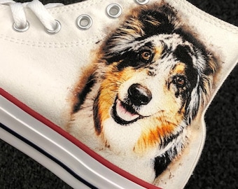 Hunde Converse Chucks oder Canvas NoName Sneaker - personalisierbar mit deinem Bild