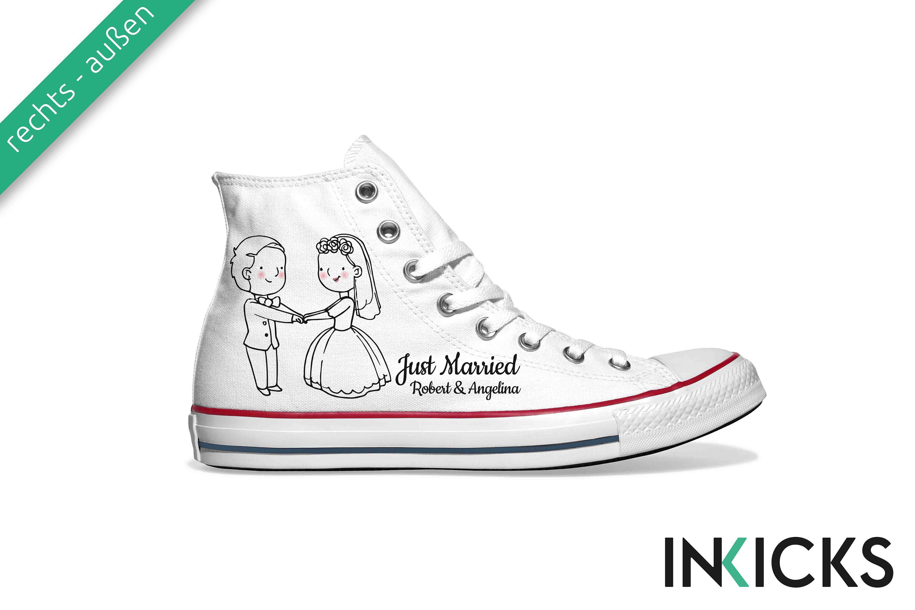 Just Converse Chucks white With Your - Etsy