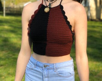 crochet crop top etsy