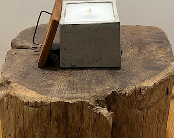 BenTon-Duftkerze (Indoor/Outdoor Kerzen-Fresser- Beton Feuer)