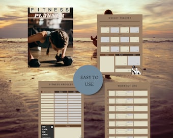 UNIEKE FITNESSPLANNER| 2024 Fitness Planner,White Label Fitness,Wekelijkse gezondheid,Fitness Welkom,Fitness Lead Magnet,Opmerkelijke 2 Workout