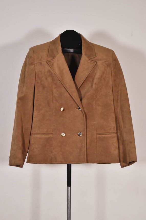 Vintage 70s Brown Suede Suit Vintage 