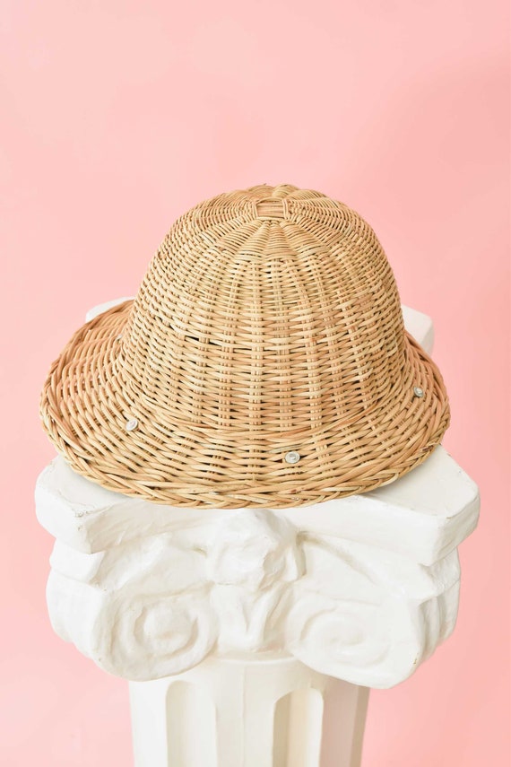 Vintage Wicker Hat Vintage Pith Helmet 