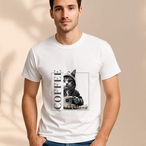 Coffee Addicted T-Shirt, Tee, Caffeine Lover Shirt, Unisex Graphic Tee, Coffee Quote Apparel