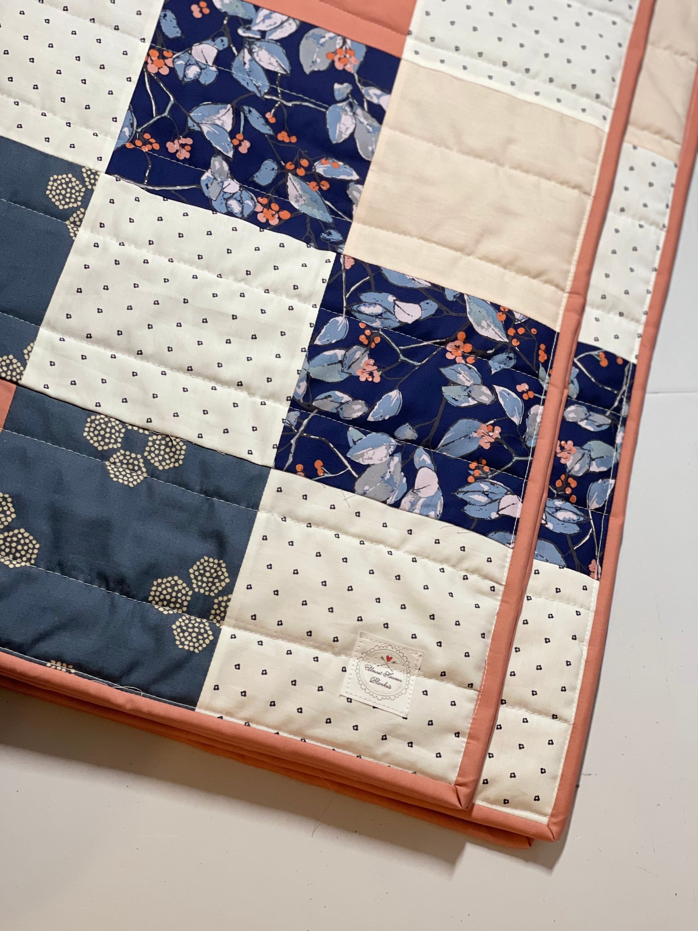 Square Patchwork Quilt AGF Etsy