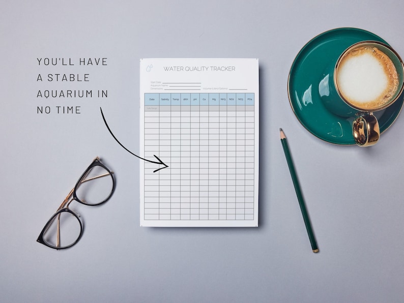 Aquarium Maintenance Log Book, Marine Saltwater, PDF, Fish Maintenance