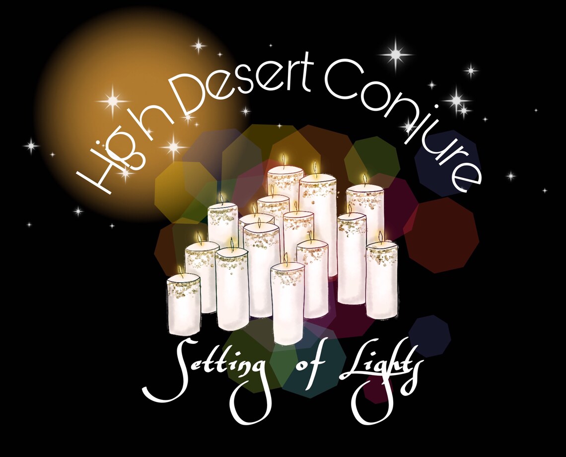 A setting of lights candle vigil with prayers and petition Etsy