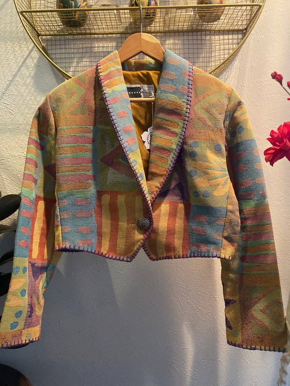 Rhonda Stark Aztec Print Jacket