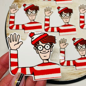 WHERE&#39;S WALDO? ~Diamond Painting CoVER MINDeR! ~Coverminder~ Needle Minder~Needle Nanny~Refrigerator Magnet~ Assembled in the uSA