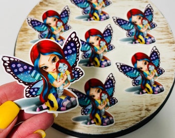 NIGHTMARE FAIRY ~SaLLY~ CoVER MINDERS!  Double Magnet Strong! These Will Stay Put! Diamond Painting Accessory 2.25&quot; x 2.5&quot;