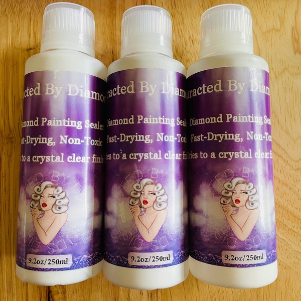 Distracted By Diamonds ~Brand~ Diamond Painting Sealer CRYSTAL CLEAR *RECoMMENDED for all D By D Products* Save Those Sparkles!