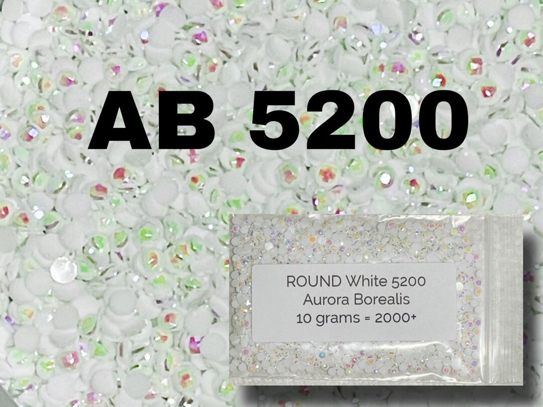AURORA BOREALIS ~5200~ AB Round Drills *distracted by Diamonds* 2000 ...