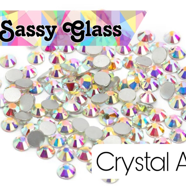 SASSY GLASS ~ True Glass (CRYStAL AB) Perceuses rondes pour peinture au diamant *Distrait par les diamants* Haute qualité *Société américaine* 3g