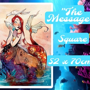 Gretel Lusky "The Message"~52x70cm S~Full Drill Diamond Painting Kit *Distracted by Diamonds* Ships from USA ~Poured Glue/Clear Cover