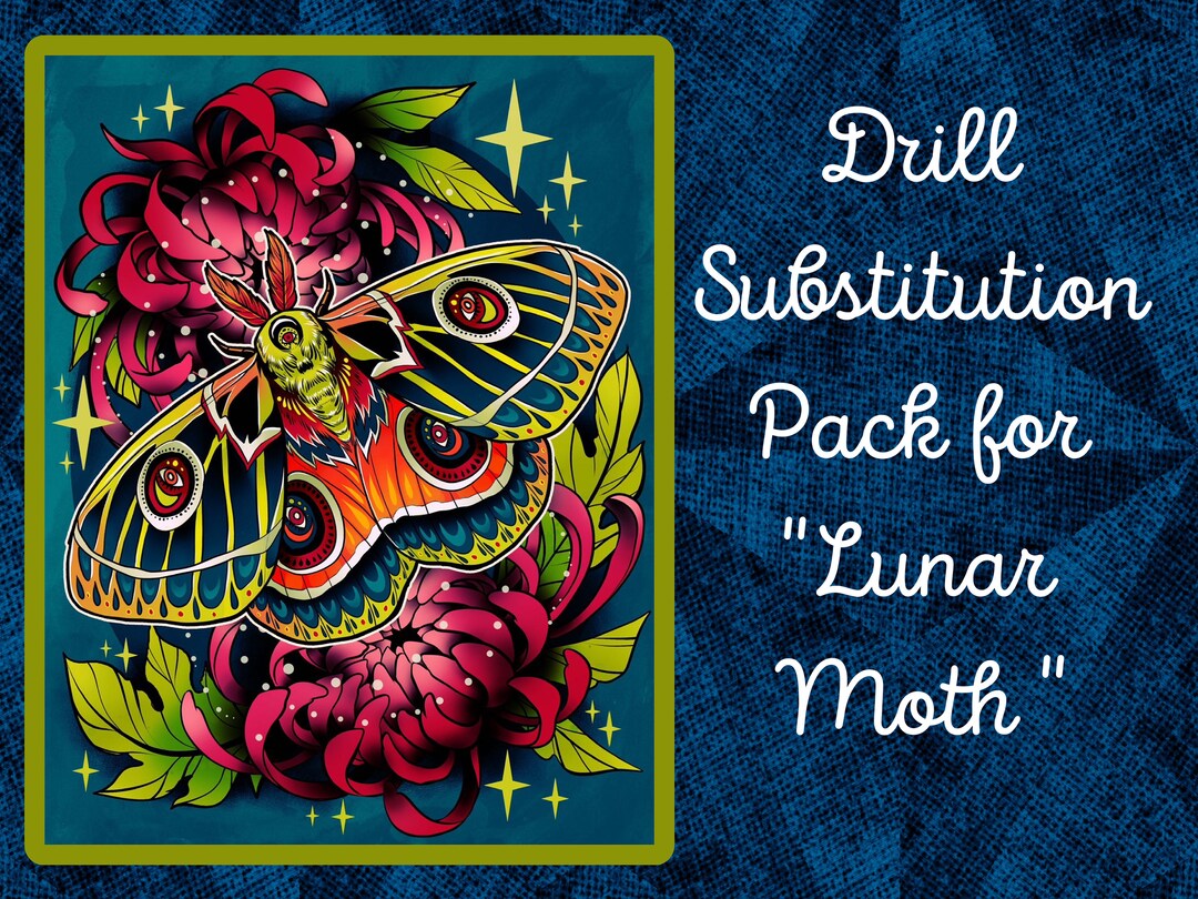 Specialty DRILL Substitution Pack for lunar Moth Sassy Glass Crystal