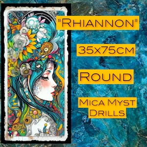 RHIANNON von Brisur Dean Rollason {RoUND} DISTROCED By DIAMONDS Diamant Malerei Set | Frühjahrskollektion 2025