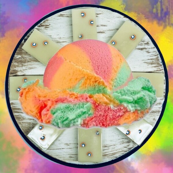 REGENBOGEN SHERBET ~PaddyWaxx~ Das 100% ORIGINelle *duftende* Diamant Malerei Bohrstift Wachs! Hergestellt in den USA ~ Ein großer Stein