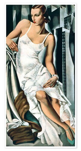 Tamara De Lempicka "Mrs. Allan Bott" *GIANT* 60 x 102cm Rou…